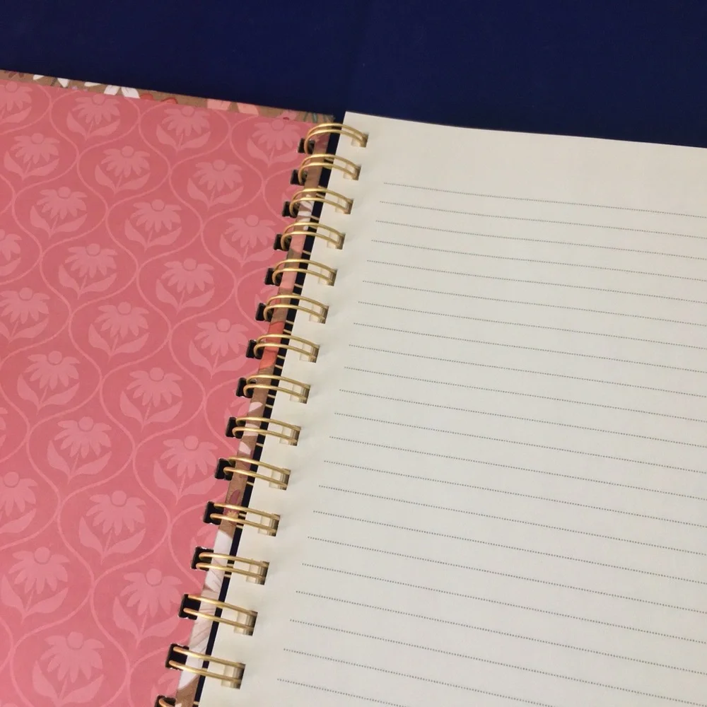 Clementine Spiral Notebook ~ Wild Flowers